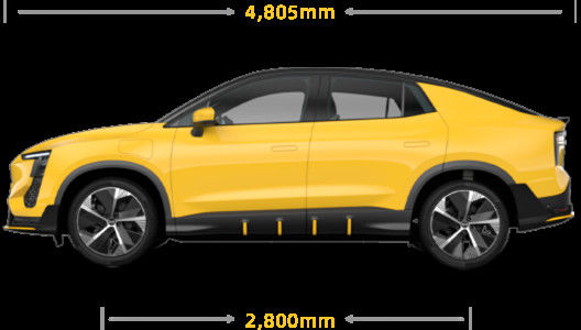 Aiways U6 WVTA সার্টিফিকেট ইন্টেলিজেন্ট ইলেকট্রিক কার 405km ক্রসওভার ইভি গাড়ি