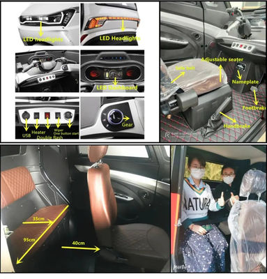 60V 1500W 3 হুইল অ্যাডাল্ট ট্রাইসাইকেল 80Ah LiFePo4 ব্যাটারি ইলেকট্রিক প্যাসেঞ্জার ট্রাইক