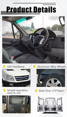 73.6kWh বৈদ্যুতিক মিনি কার্গো ভ্যান 110km/H বৈদ্যুতিক ফ্রিজার ভ্যান 288km সর্বোচ্চ রেঞ্জ