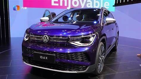 VW ID6X বড় বৈদ্যুতিক গাড়ি 617km দীর্ঘ পরিসরের বিশুদ্ধ বৈদ্যুতিক SUV যানবাহন 160km/h