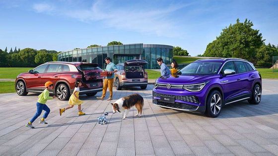 VW ID6X বড় বৈদ্যুতিক গাড়ি 617km দীর্ঘ পরিসরের বিশুদ্ধ বৈদ্যুতিক SUV যানবাহন 160km/h