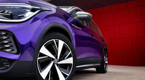 VW ID6X বড় বৈদ্যুতিক গাড়ি 617km দীর্ঘ পরিসরের বিশুদ্ধ বৈদ্যুতিক SUV যানবাহন 160km/h