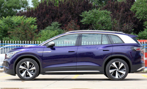 VW ID6X বড় বৈদ্যুতিক গাড়ি 617km দীর্ঘ পরিসরের বিশুদ্ধ বৈদ্যুতিক SUV যানবাহন 160km/h