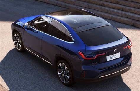 Nio EC6 হাই পারফরম্যান্স ইলেকট্রিক গাড়ি 75kwh 5 দরজা 465Km মাঝারি বৈদ্যুতিক যান