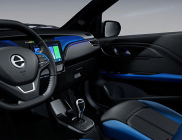 100km/h দ্রুত গতির বৈদ্যুতিক গাড়ি JMC EV3 নতুন শক্তি ইভি কার সেডান 302km NEDC