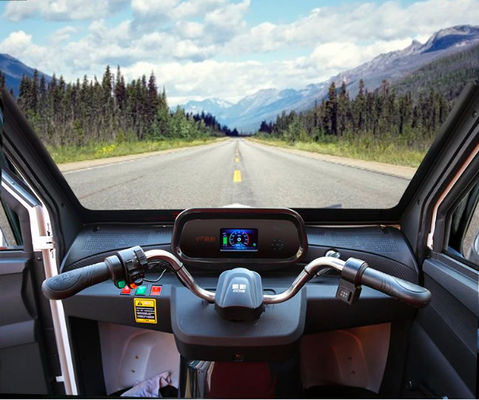 জিনপেং সিএক্স 1000W থ্রি হুইল ইলেকট্রিক ট্রাইসাইকেল ফুল ক্লোজড কেবিন 3 সিটার 27 কিমি/ঘন্টা