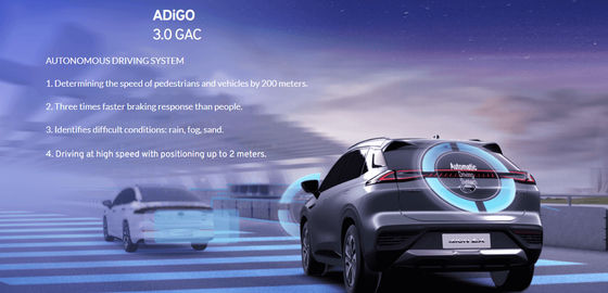 110km/H GAC AION ইলেকট্রিক কার 5 দরজা 5 সিটার সেডান কার লিথিয়াম আয়ন ব্যাটারি