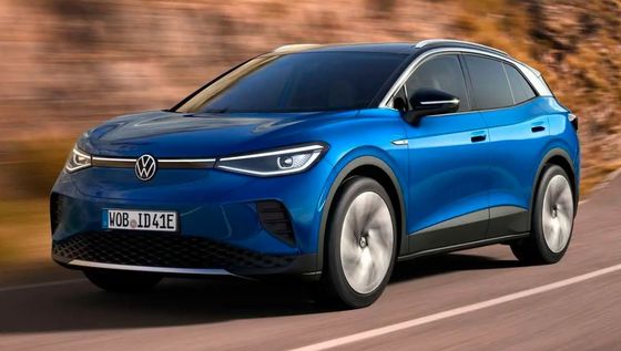 607 কিমি লং রেঞ্জ ইভি কার কমপ্যাক্ট SUV Volk Swagen Id 4X 160km/h