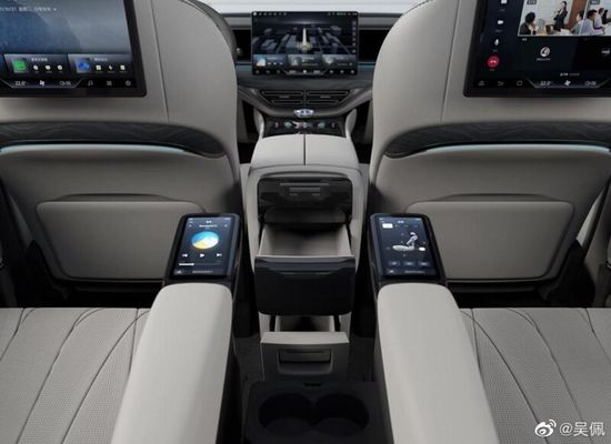 Denza D9 MPV EV কার 571nm লিথিয়াম আয়রন ব্যাটারি 4WD বৈদ্যুতিক SUV 180km/h