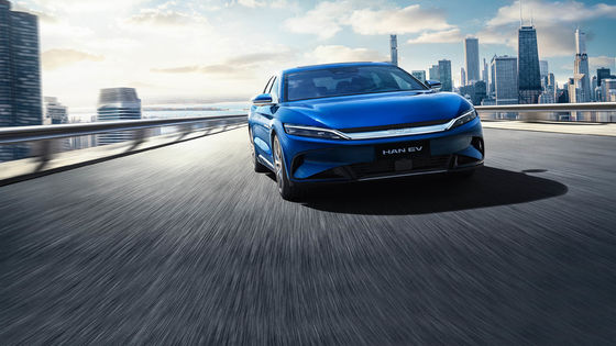 উচ্চ গতির BYD নতুন শক্তির যানবাহন