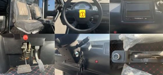 4m3 মিনি আবর্জনা আবর্জনা ধুলো সংগ্রহ ইলেকট্রিক ডাম্প পরিষ্কারের ট্রাক অগ্নিনির্বাপক ট্রাক