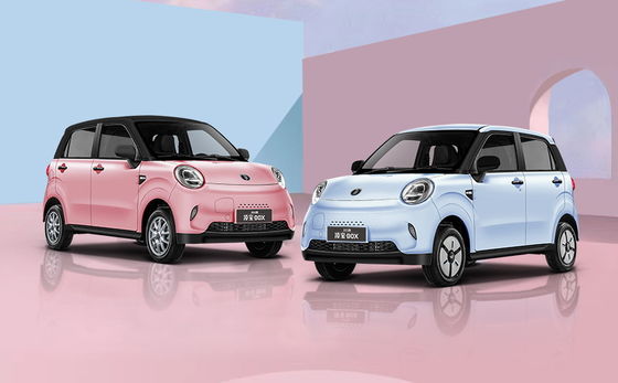 লিংবাও বক্স ইভি নতুন গাড়ির মধ্যে চমৎকার অভ্যন্তর সমৃদ্ধ কনফিগারেশন এবং ফ্যাশন ডিজাইন