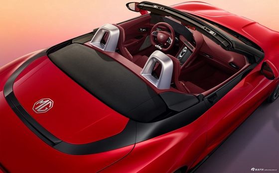 এমজি সাইবারস্টার সফট টপ বিশুদ্ধ ইলেকট্রিক গাড়ি যার রেঞ্জ ৫০১ কিলোমিটার এবং সর্বোচ্চ গতি ১৯৩ কিলোমিটার।