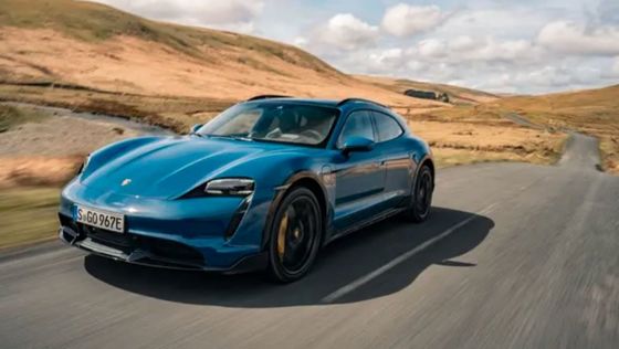 সর্বাধিক সম্পূর্ণ দ্রুত বৈদ্যুতিক যানবাহন - পোর্শে তাইকান ক্রস টুরিজমো সর্বোচ্চ গতি 220km / h নতুন শক্তি গাড়ী