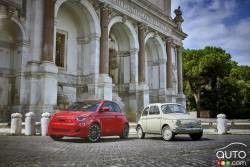 2024 FIAT 500e FWD মিনি ইলেকট্রিক গাড়ি 42kwh ব্যাটারি 94mph সর্বোচ্চ গতির সাথে