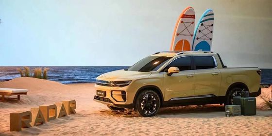 নতুন ইভি ট্রাক ২০২৪ রাডার আরডি৬ অল হুইল ড্রাইভ পিকআপ ২০০ কিলোওয়াট পাওয়ার ৩৮৪ এনএম টর্ক