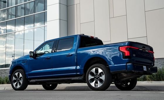 বৈদ্যুতিক গাড়ি ফোর্ড এফ-১৫০ আলোকসজ্জা বিশুদ্ধ বৈদ্যুতিক পিকআপ বড় পরিসীমা এবং বিশাল স্টোরেজ সঙ্গে