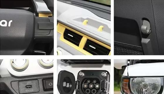 আরামদায়ক এবং ব্যবহারিক সক্ষম বৈদ্যুতিক গাড়ি- চেরি কিউকিউ আইসক্রিম কিরুই ২০২৪ ১৭০ কিমি ২০৫ কিমি ৩ দরজা ৪ আসন মিনি ইভি মিনিকার