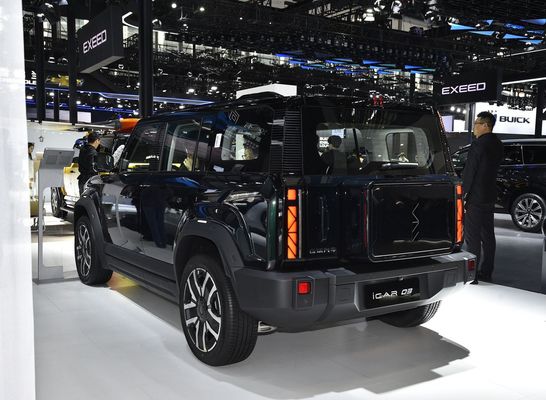 প্রাক বিক্রয় ট্রেন্ডি বক্স ইলেকট্রিক এসইউভি শক্ত দৃষ্টিতে চেরি আইকার 03 401- 501 কিমি রেঞ্জ এবং একক / দ্বৈত মোটর উপলব্ধ