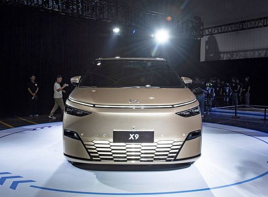 পাইকারি ইলেকট্রিক গাড়ি ব্যবহৃত নতুন গাড়ি XPENG X9 2024 বিগ এমপিভি 4dw 5door 7seat Xiaopeng X9 Big Suv শক্তি যানবাহন