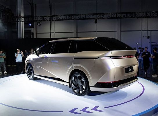 পাইকারি ইলেকট্রিক গাড়ি ব্যবহৃত নতুন গাড়ি XPENG X9 2024 বিগ এমপিভি 4dw 5door 7seat Xiaopeng X9 Big Suv শক্তি যানবাহন