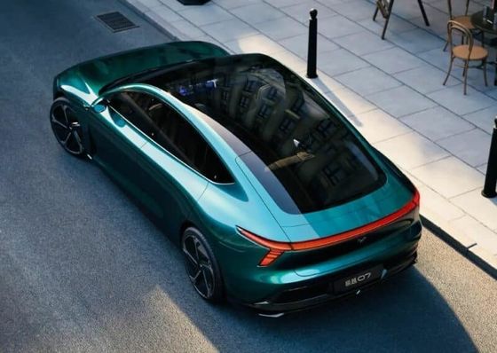 হটেস্ট বেইজিং অটো শো Jiyue07 200kw মোটরপাওয়ার 27w;.S বিশুদ্ধ বৈদ্যুতিক গাড়ি সর্বোচ্চ গতিতে 200km / h