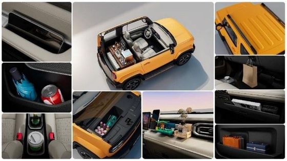 2024 পূর্ণ ক্রসওভার BAOJUN YEP EV 303km CLTC 28.175kw মোটর এবং সর্বোচ্চ গতি 100km/h পর্যন্ত ব্যাটারি