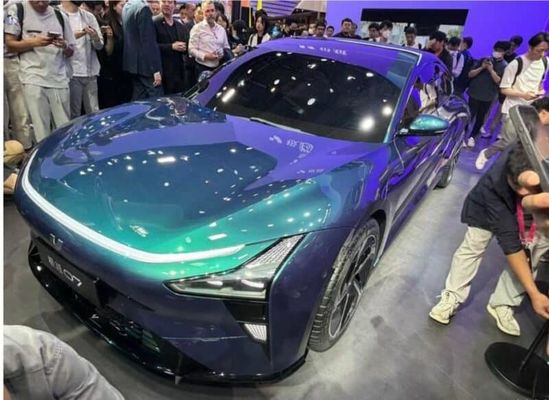 প্রাক-বিক্রয় Geely&Baidu যৌথ ব্র্যান্ড Jiyue07 200kw/271P.s মোটর শক্তি সহ বিশুদ্ধ বৈদ্যুতিক যানবাহন 2WD ড্রাইভট্রেন 4door/5seats