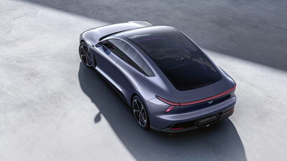 প্রাক-বিক্রয় Geely&Baidu যৌথ ব্র্যান্ড Jiyue07 200kw/271P.s মোটর শক্তি সহ বিশুদ্ধ বৈদ্যুতিক যানবাহন 2WD ড্রাইভট্রেন 4door/5seats