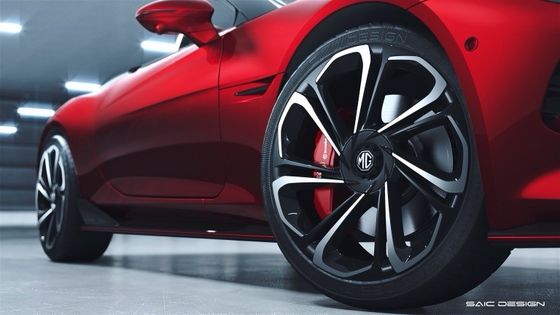 এম জি সাইবারস্টার ট্রফি অল ইলেকট্রিক স্পোর্টস কার একটি সুস্থ ৩৩৫ বিএইচপি এবং ৩৫০ পাউন্ড ফুট টর্ক, ৩৩৬ মাইল রেঞ্জ ৭৭ কিলোওয়াট ব্যাটারির নিচে