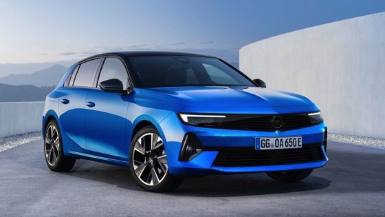 54kwh ব্যাটারি 150kw মোটর শক্তি 170km/h সর্বোচ্চ গতিতে সঙ্গে Opel Astra ইলেকট্রিক উপর আরামদায়ক ড্রাইভ বৈদ্যুতিক গাড়ির