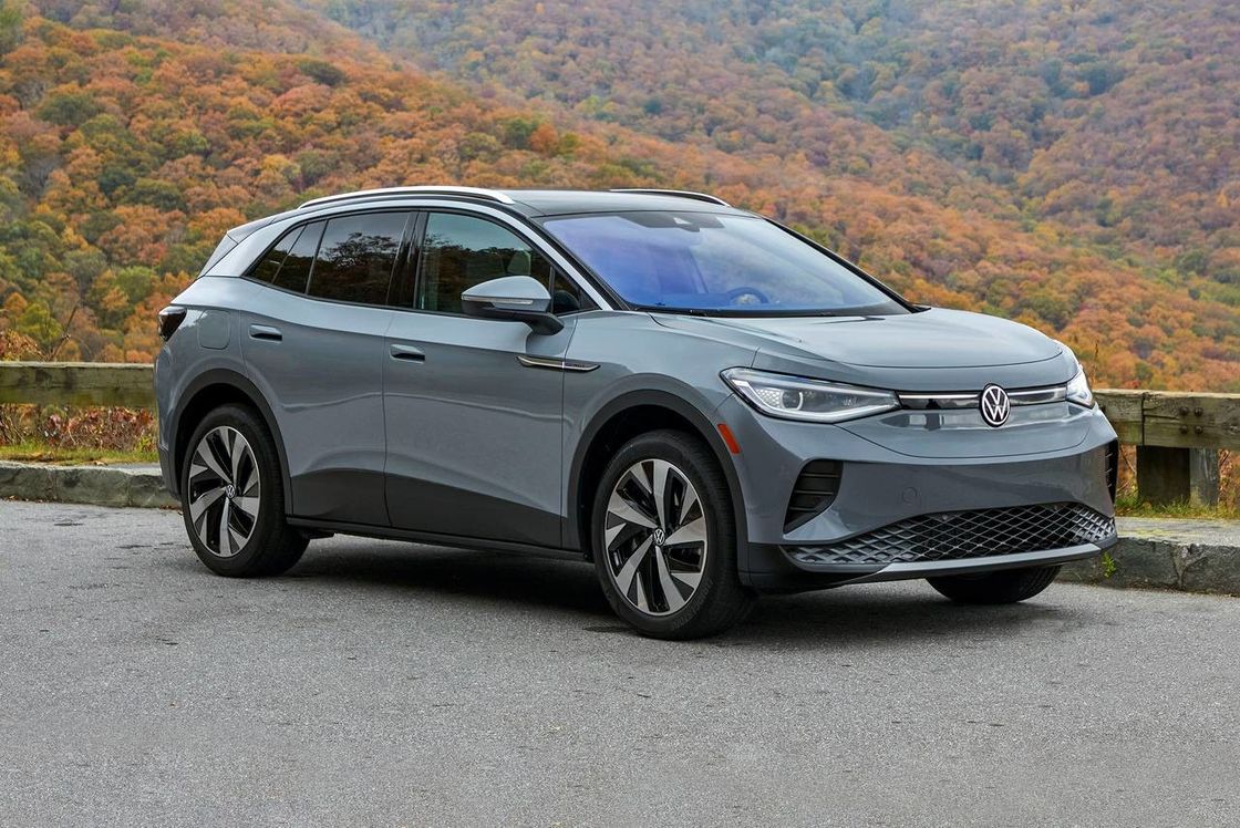 VW ID 4X 4 হুইল ড্রাইভ ইলেকট্রিক গাড়ি 160km/H কমপ্যাক্ট ইভি লাক্সারি SUV 310NM টর্ক