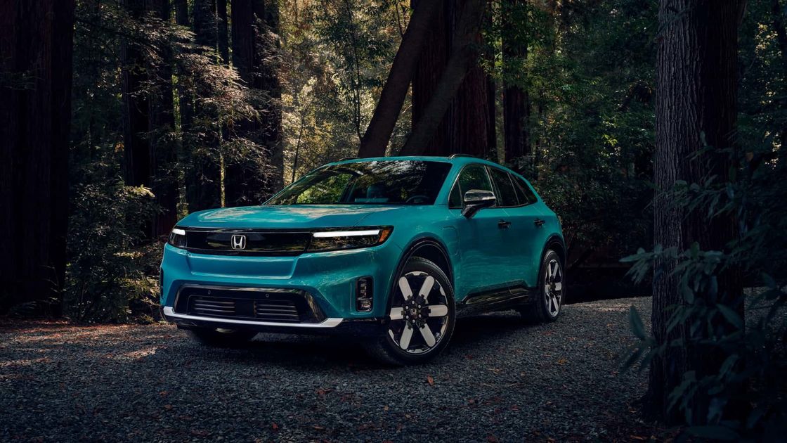 নতুন ইভ গাড়ি ২০২৪ হন্ডা প্রলগ ইভি ক্রসওভার একটি নিম্ন, প্রশস্ত অবস্থান, একটি দীর্ঘ অ্যাক্সিলবেস সঙ্গে